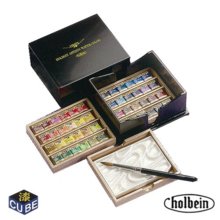 Holbein solid watercolor paint artist pan color 48 colors set lacquer CUBE PN699 Half pan（The arrival time of this product is unstable, wait until after the goods to arrange the shipment, if it is urgent, please do not place an order, thank you for understanding，Only 1 quantities are available per person）