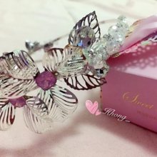 Hhong silver Crystal dating dinner party used the headband hair accessories