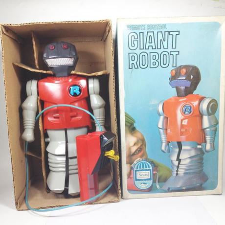 vintage toy robots 1960s