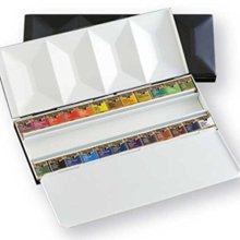 [Sold out] Holbein Solid Watercolor Paints Artist Pancolor Metal Box 24 Color Set PN682 2682