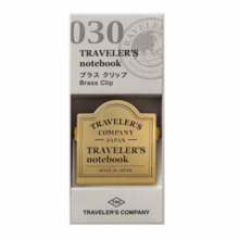 Traveler  notebook brass clip TRC logo pattern 43089006