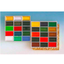 LORRAIN Gansai Highest quality square plate included 30 color set