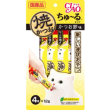 [售罄] Inaba 宠物食品 烤鲣鱼干口味 12g x 4瓶