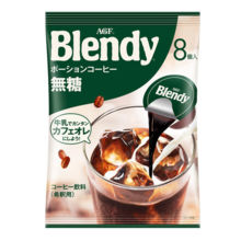 Ajinomoto AGF Blendy Potion Coffee Unsweetened 1 bag (8 pieces) * Up to 2 per person