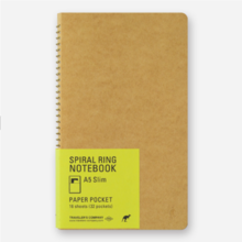 TRC Spiral Ring Notebook <A5 Slim> Paper Pocket (15246006)