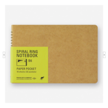 TRC Spiral Ring Notebook <B6> Paper Pocket (15251006)