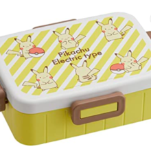 Skater Ag Silver Ion Antibacterial 4-Point Lock Bento Box 650ml Pikachu Electric Made in Japan YZFL7AG-A