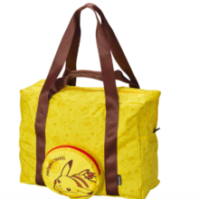 Gowell Pokemon Sub Bag Eco Bag Portable Folding Shopping Bag Transformation into Poke Ball Large Capacity Travel Bag (Pikachu) Y (Convenient Travel Goods Travel Goods Cute Character Travel Goods) GW-P601-010