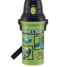 Skater Water Bottle Minecraft 480ml Children's Antibacterial Plastic Made in Japan PSB5SANAG-A