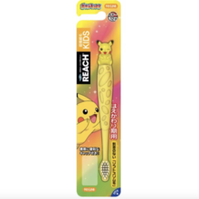 Reach Kids Toothbrush with Pikachu Figure Soft [Children's Toothbrush]