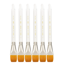 Holbein Watercolor Brush 500H Flat Brush Size 10, Set of 6