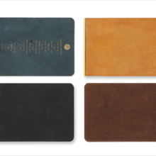 Plotter 5001 Pueblo 3-Ring Leather Binder (4 Colors)