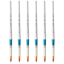 Holbein Watercolor Resable Brush 3100R Size 12 – Set of 6