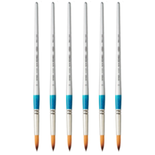 Holbein Watercolor Resable Brush 3100R Size 14 – Set of 6