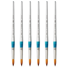Holbein Watercolor Resable Brush 3100R Size 16 – Set of 6