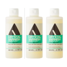 Holbein Acrylic Medium 200ml AM573 Crystal Varnish – Set of 3