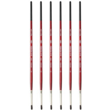 Holbein Black Resable Brush 700F Size 0 – Set of 6